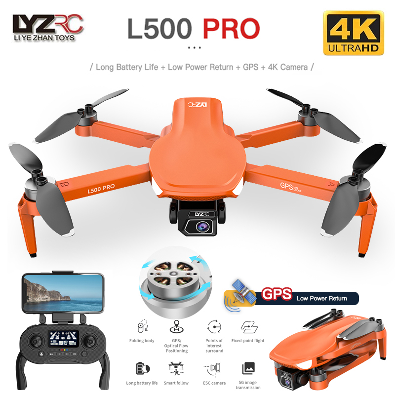 Drone Camera Wide Angle - L500 PRO GPS 드론, 4K 전문