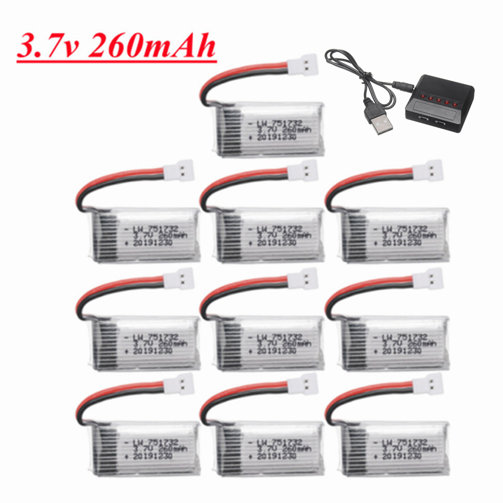 Eachine Drone E010 - H8 H36 배터리 3.7V 260mAh Lipo