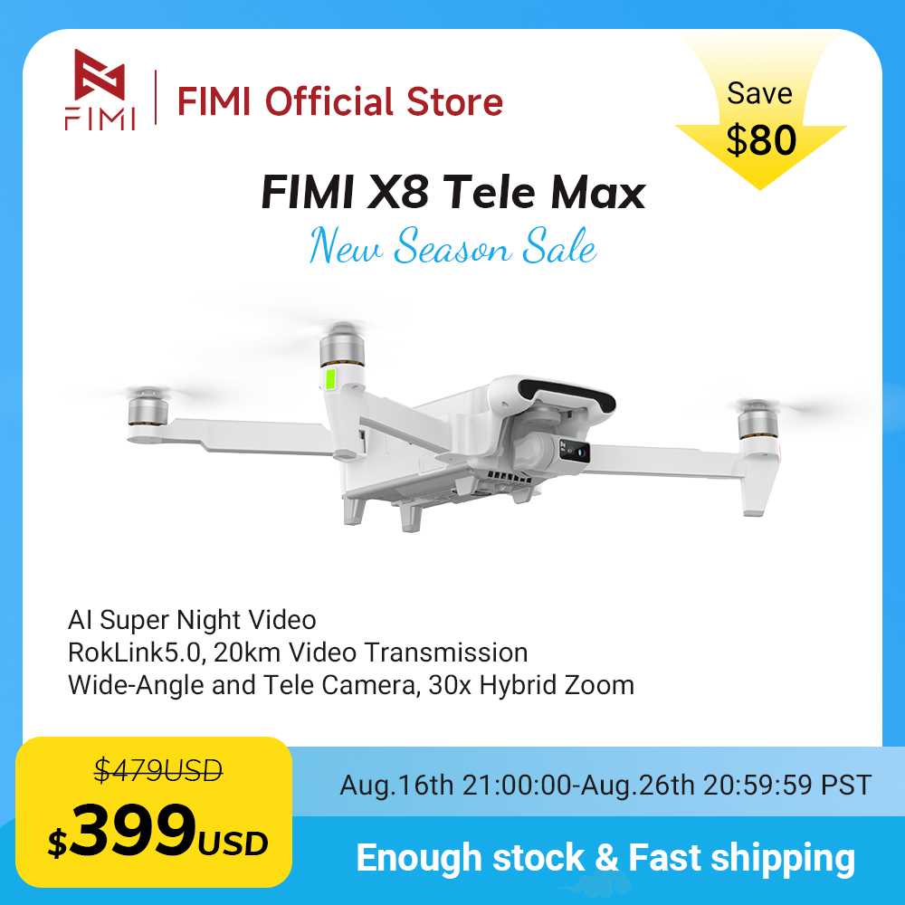 FIMI X8 텔레 맥스 신형 드론 광각 텔레 카메라  - Drone Camera Wide Angle 리뷰 및 가격