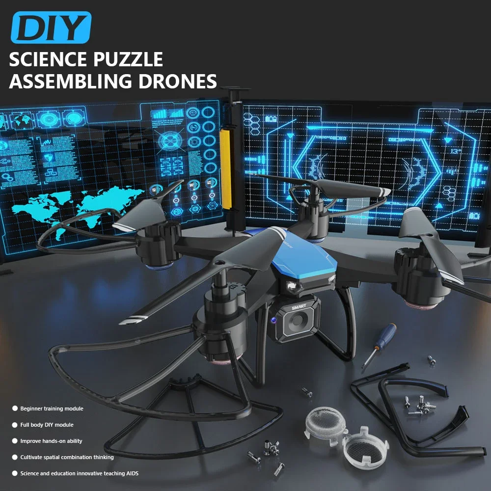 JJRC H108 DIY 교육용 조립 미니 드론 인터랙 - Drone Camera 4K 리뷰 및 가격