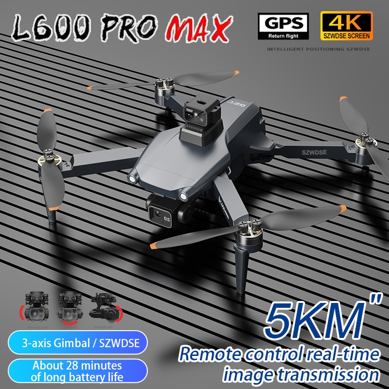 L600 Pro MAX /L600 PRO 드론 4K 전 - Drone Camera With Gimbal 리뷰 및 가격