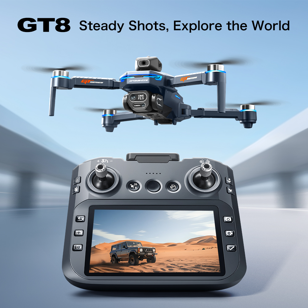 GT8 장애물 회피 항공 드론 – 대형 화면 원격 제어 - Drone Camera Hd 리뷰 및 가격
