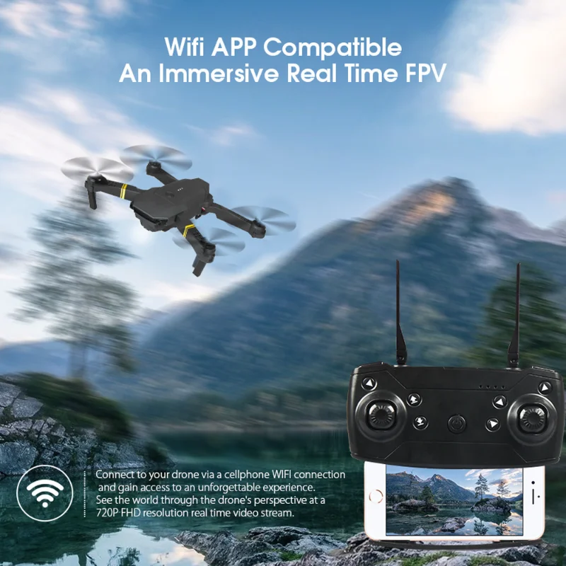 4K Eachine E58 드론 WIFI FPV 광각  - Eachine Drone E58 리뷰 및 가격